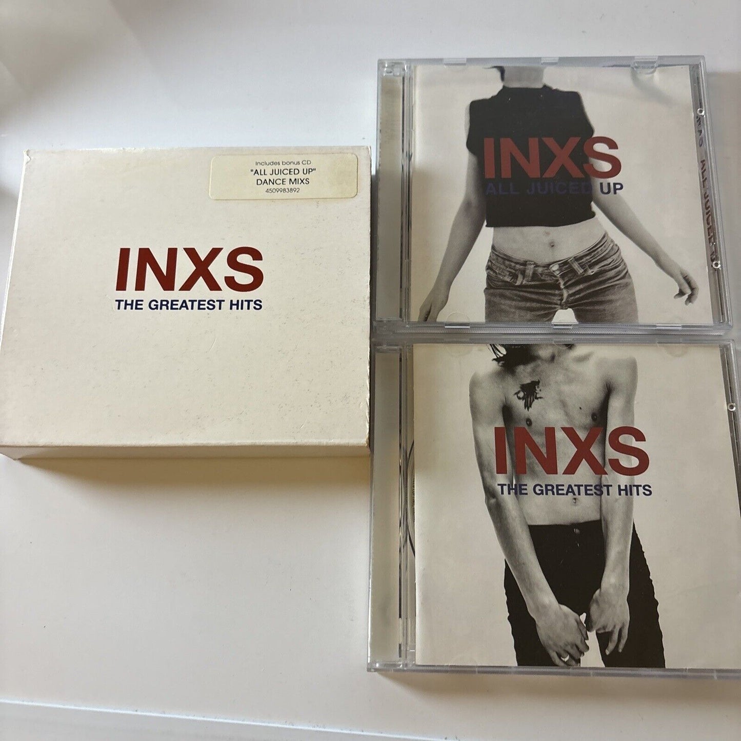 INXS - The Greatest Hits / All Juiced Up Slipcase Edition (CD, 1994, 2-Disc)