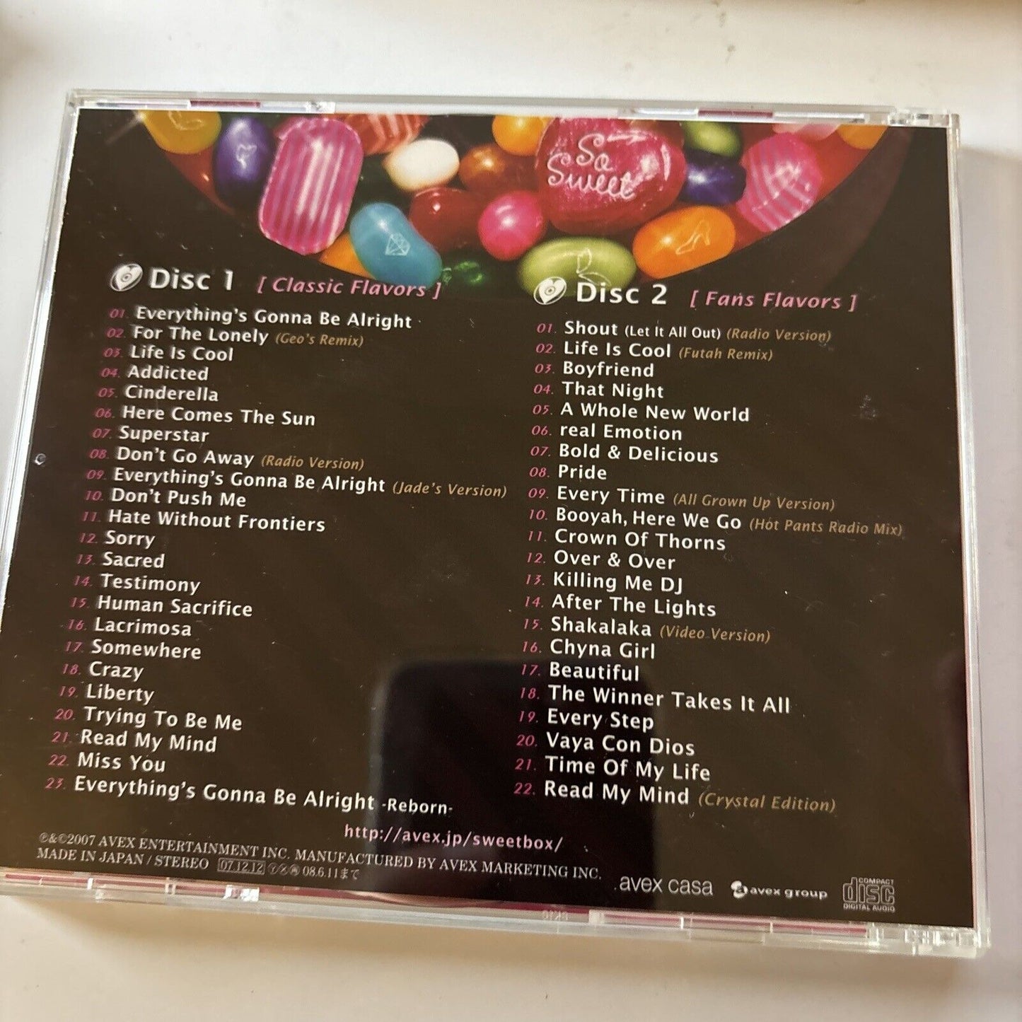 Sweetbox – Complete Best Slipcase Edition with Obi (CD, 2-Disc) Japan Release