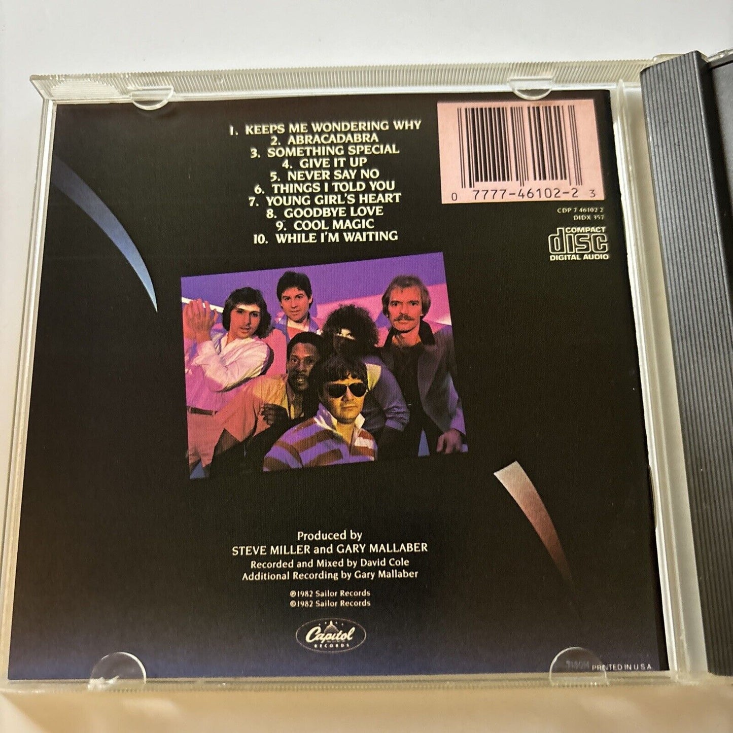 The Steve Miller Band – Abracadabra (CD, 1988) Album Capitol Records