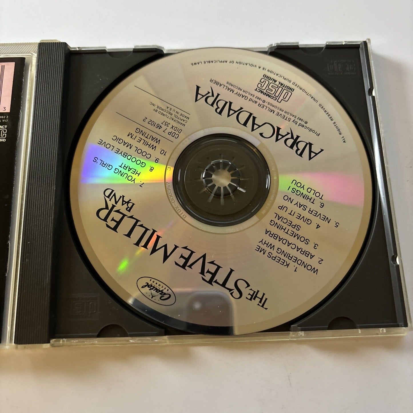 The Steve Miller Band – Abracadabra (CD, 1988) Album Capitol Records