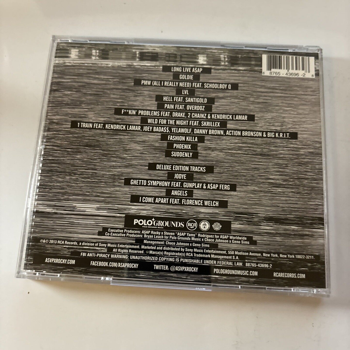 A$AP Rocky - Long. Live. A$ap [Deluxe Edition] (CD, 2013)