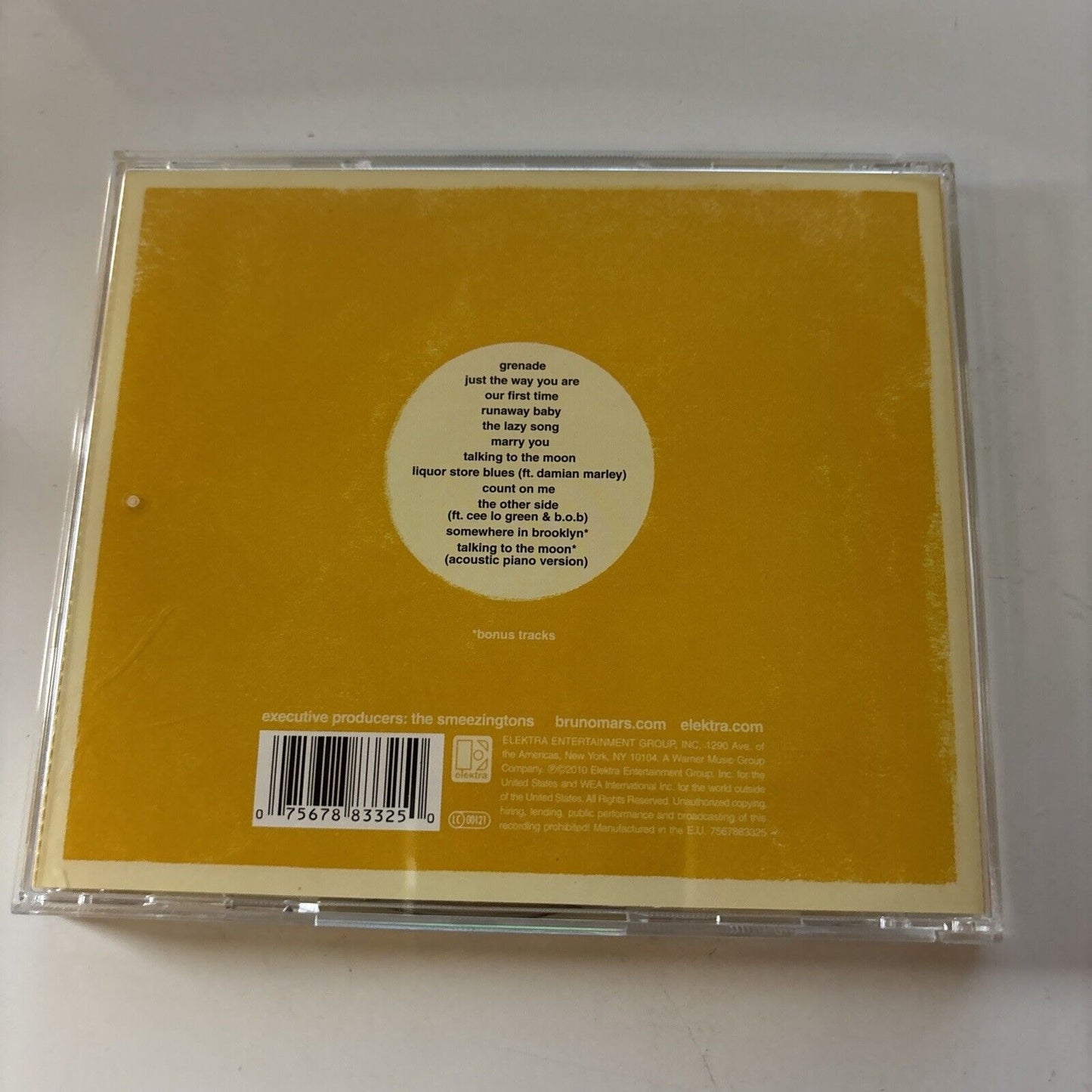 Bruno Mars - Doo Wops & Hooligans [Bonus Tracks] (CD, 2011)