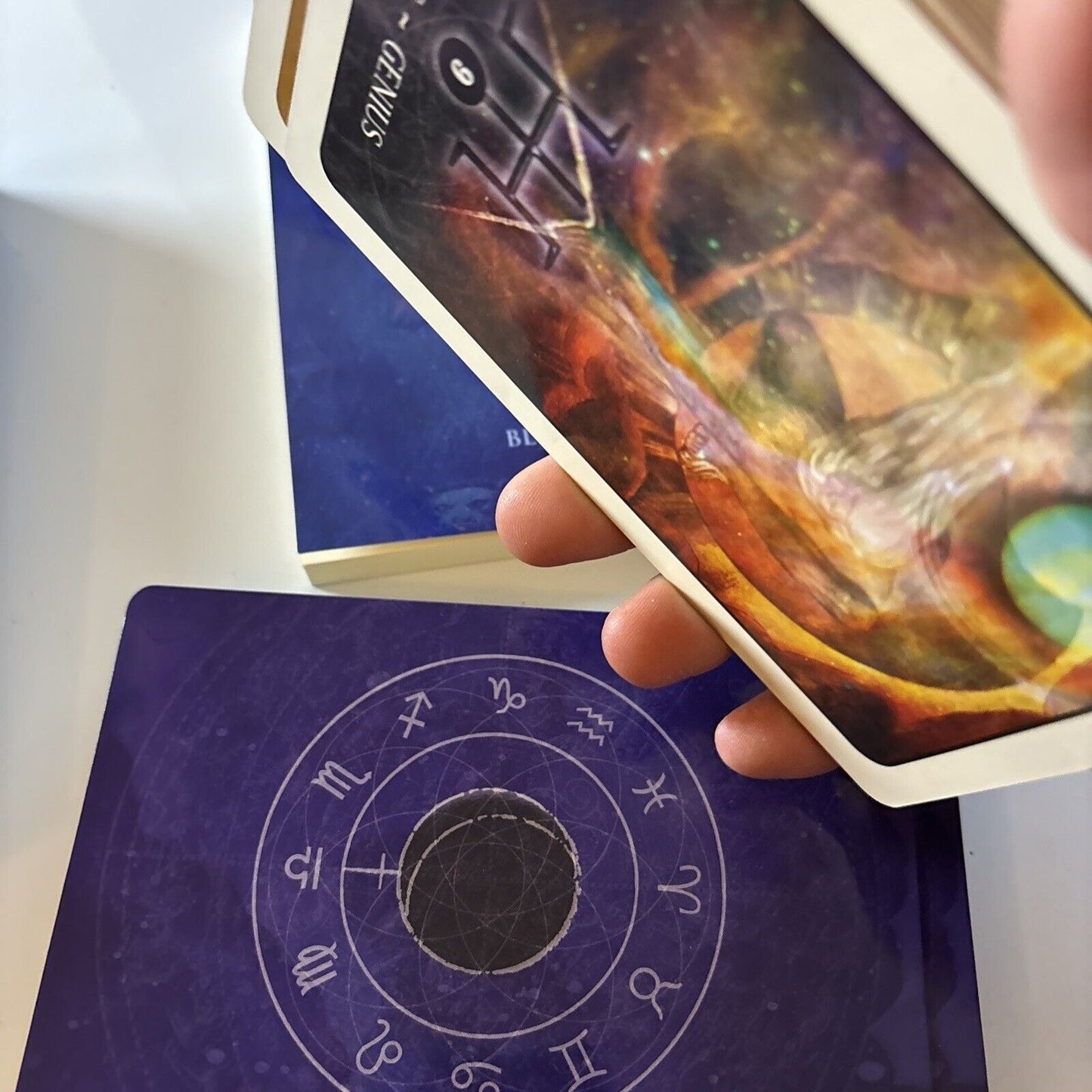 Black Moon Astrology Cards by Susan Sheppard ( Guidebook + 52 Cards, 2017)