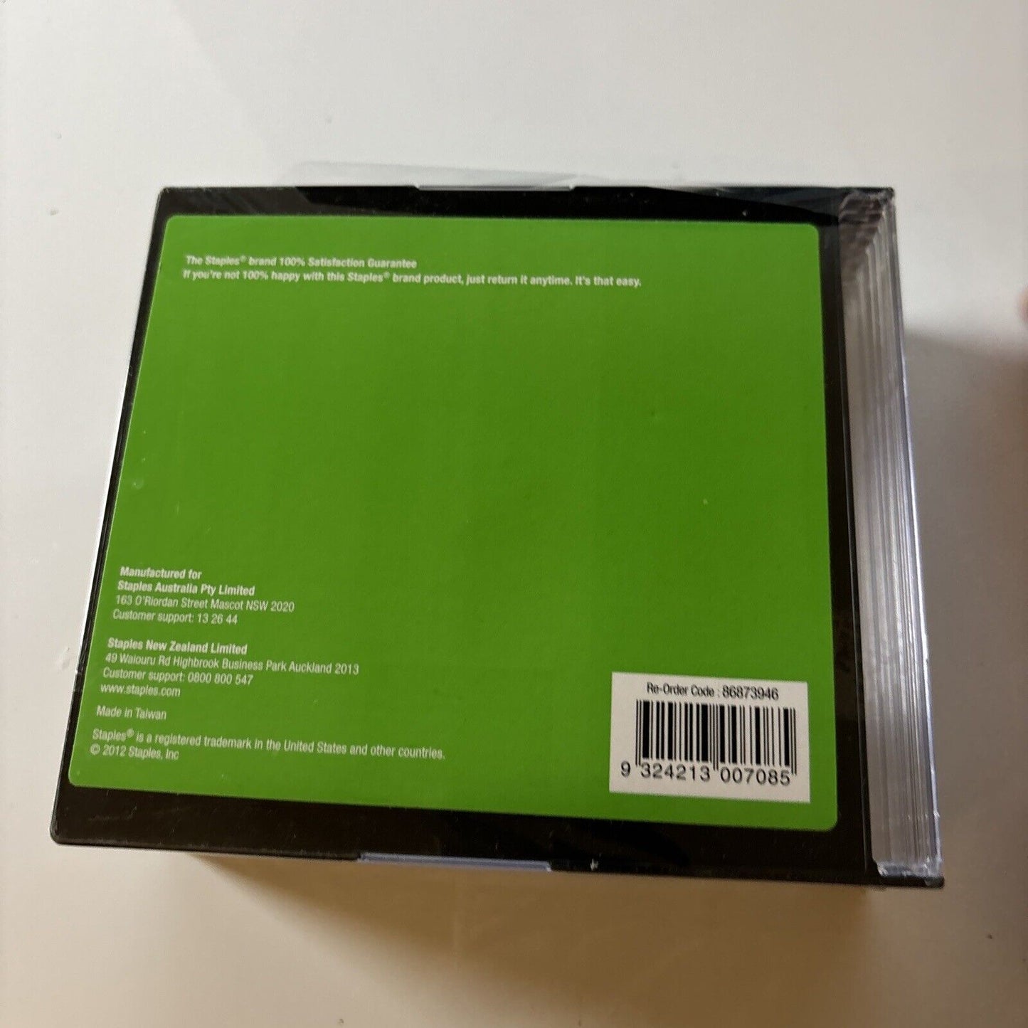 Staples DVD-R Recordable 4.7GB 16x 120min 10pk