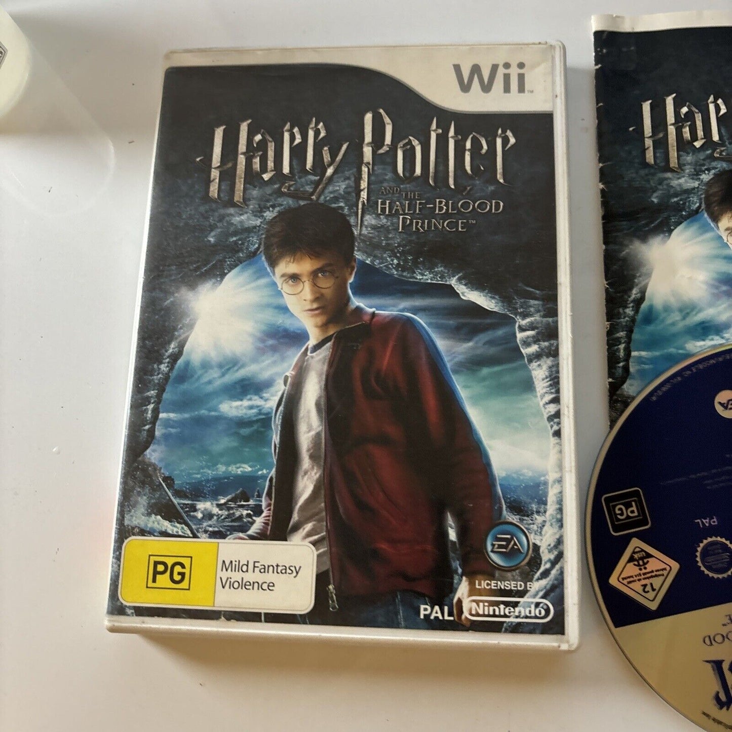 Harry Potter and the Half Blood Prince Nintendo Wii Game Manual PAL