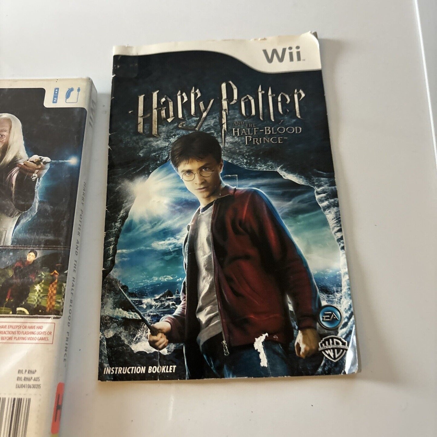 Harry Potter and the Half Blood Prince Nintendo Wii Game Manual PAL