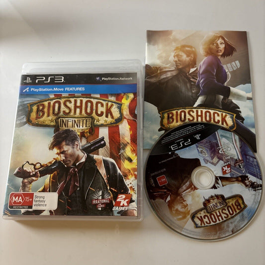 Bioshock Infinite PS3 Sony PlayStation 3 Game + Manual