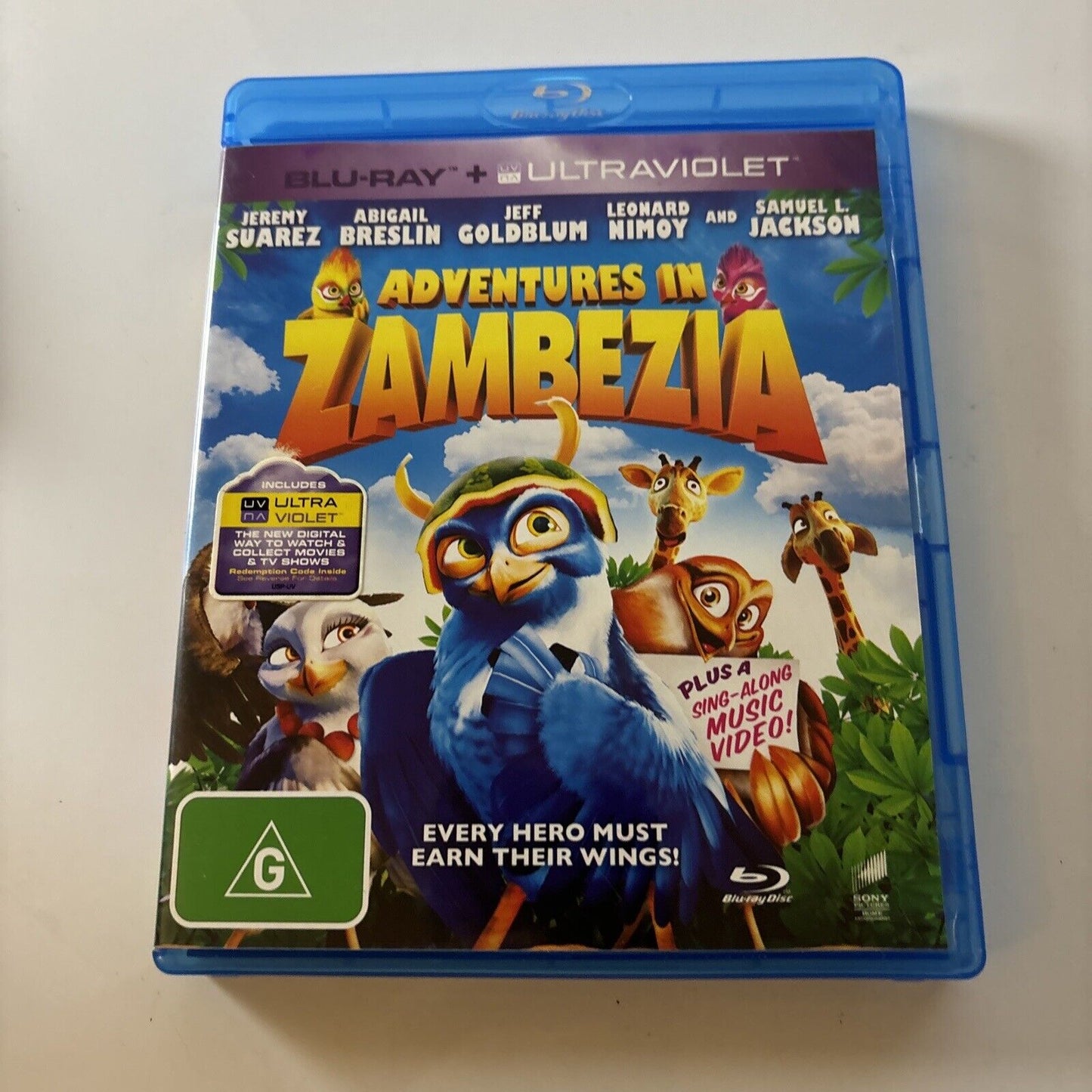 Adventures In Zambezia (Blu-ray, 2012) Animated Film Region B & A