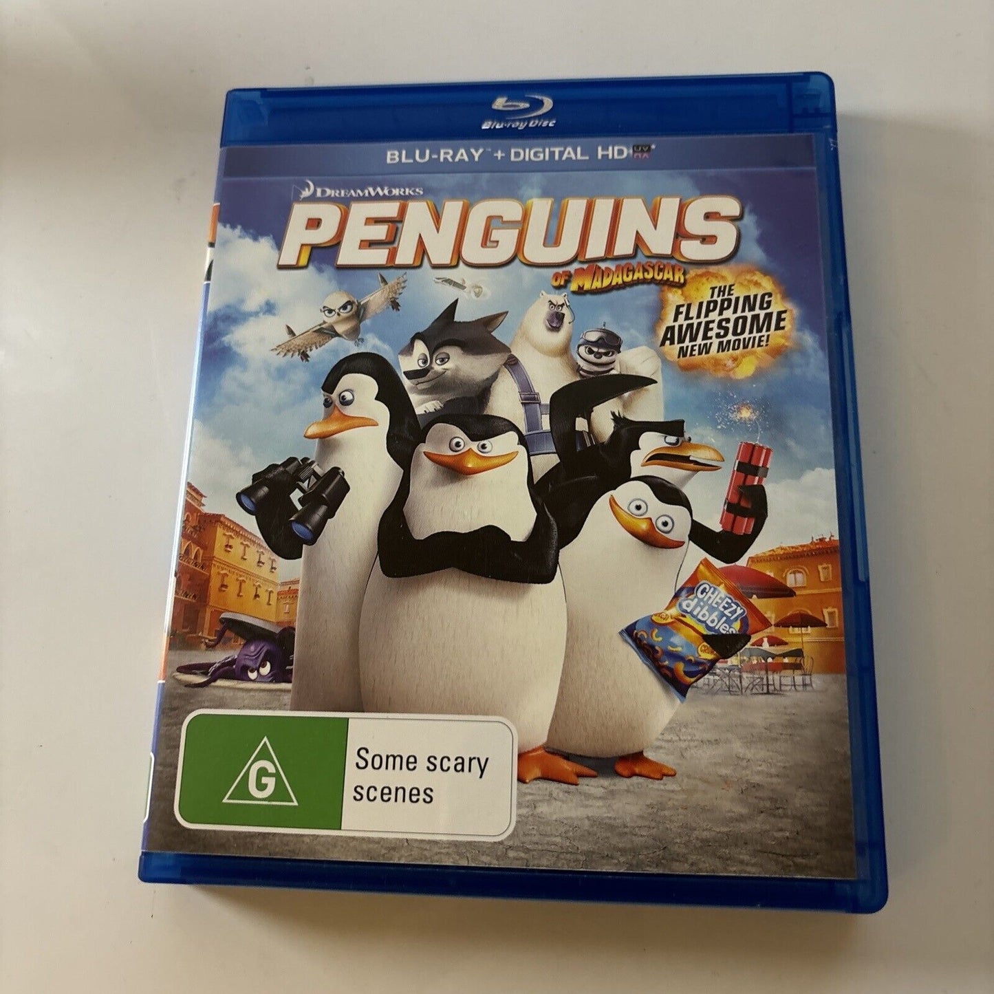 Penguins Of Madagascar - The Movie (Blu-ray, 2014) Region B
