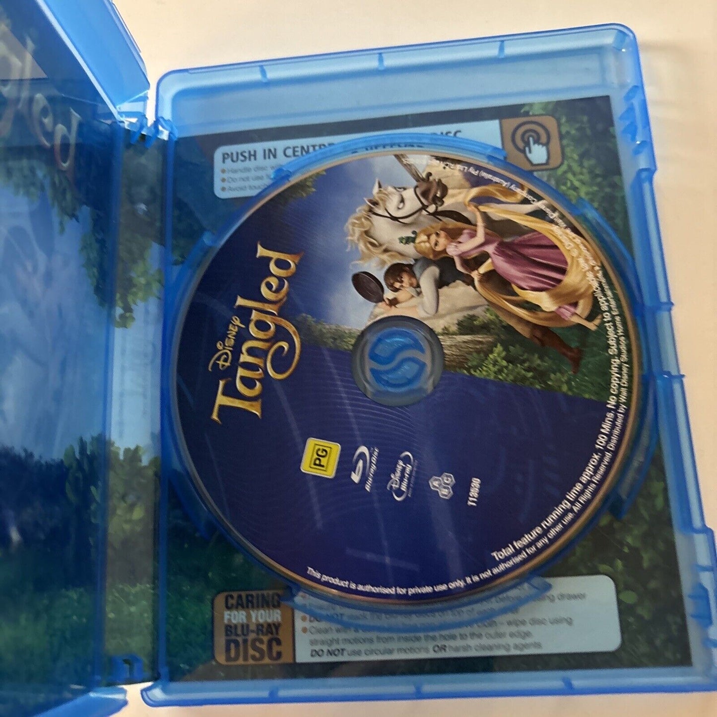 Tangled (Blu-ray, 2010) Disney All Regions