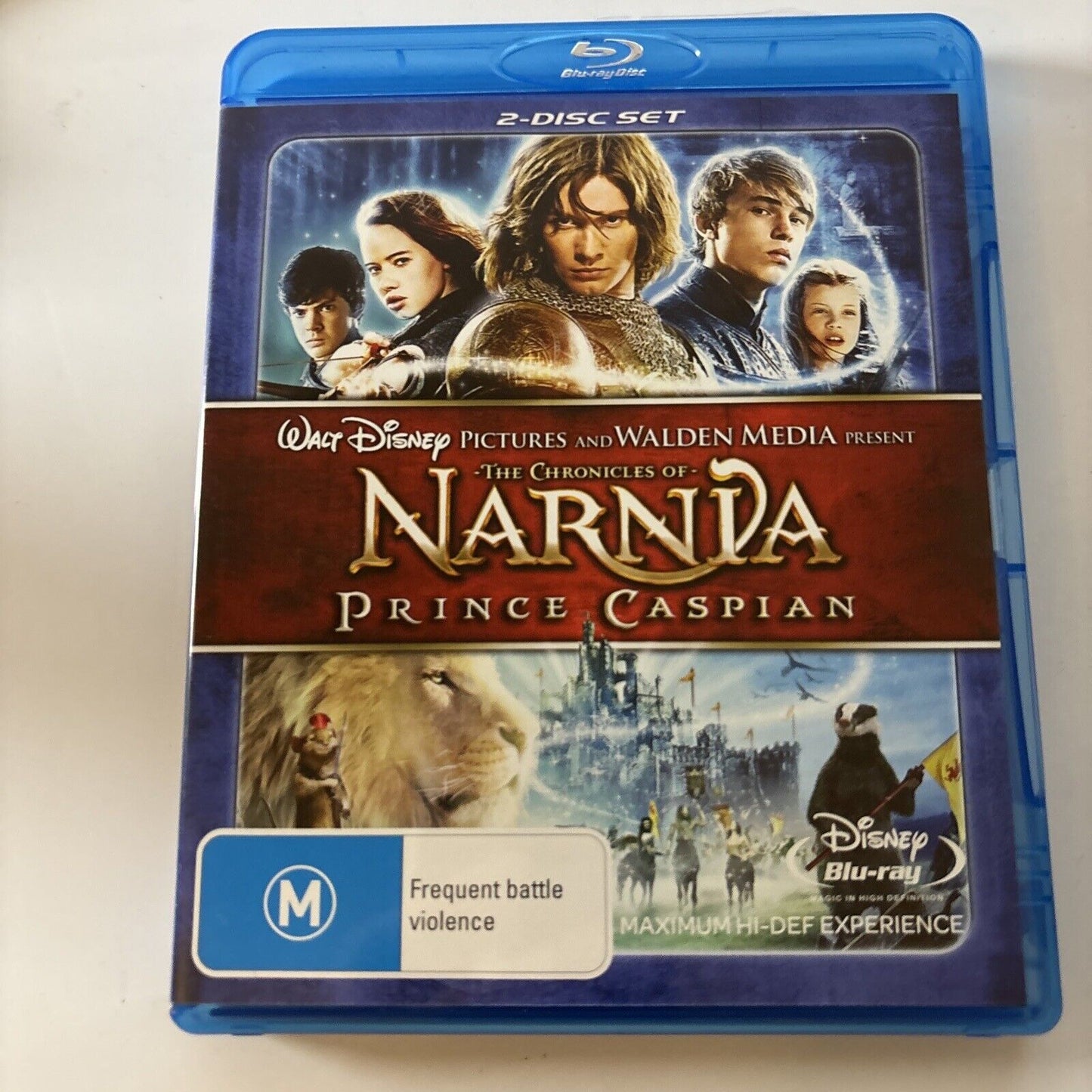 The Chronicles of Narnia - Prince Caspian (Blu-ray, 2008) Liam Neeson Region B
