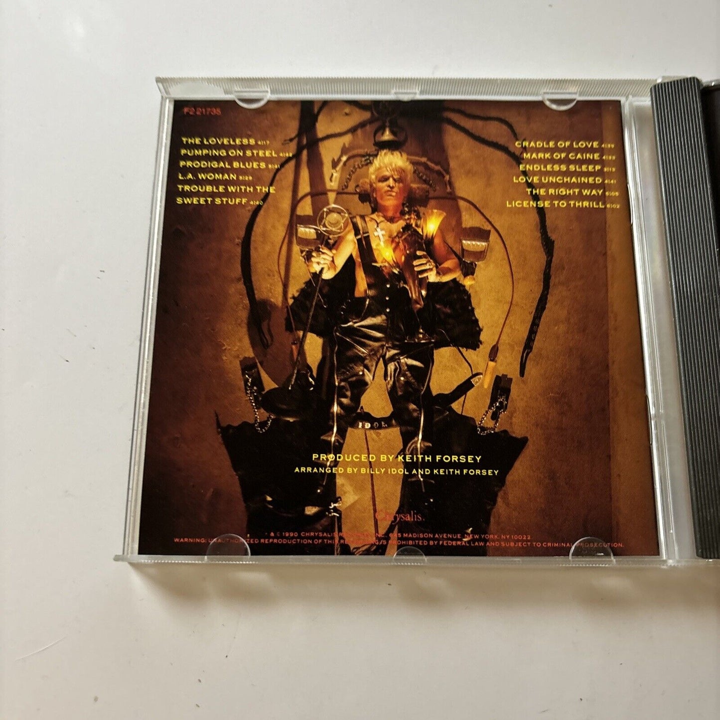 Billy Idol - Charmed Life (CD, 1990)