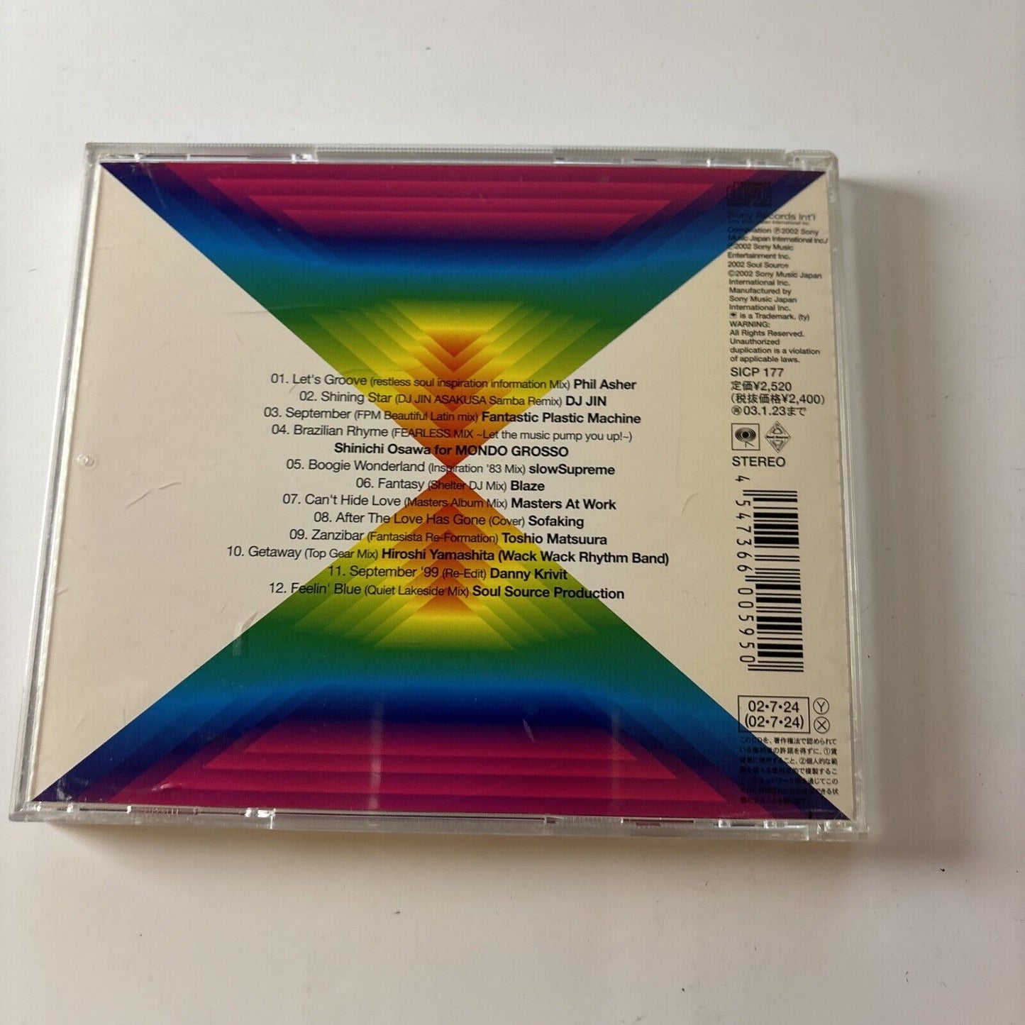 Earth, Wind & Fire - Soul Source: Earth Wind & Fire Remix (CD, 2002) Sicp-177