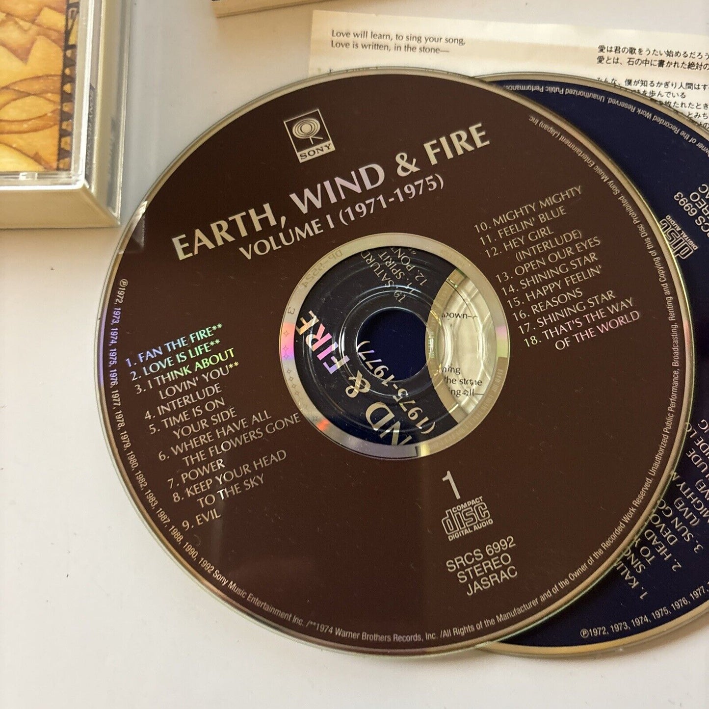 Earth, Wind & Fire - The Eternal Dance (CD, 2-Disc) Missing 1 Disc Srcs-6992-4