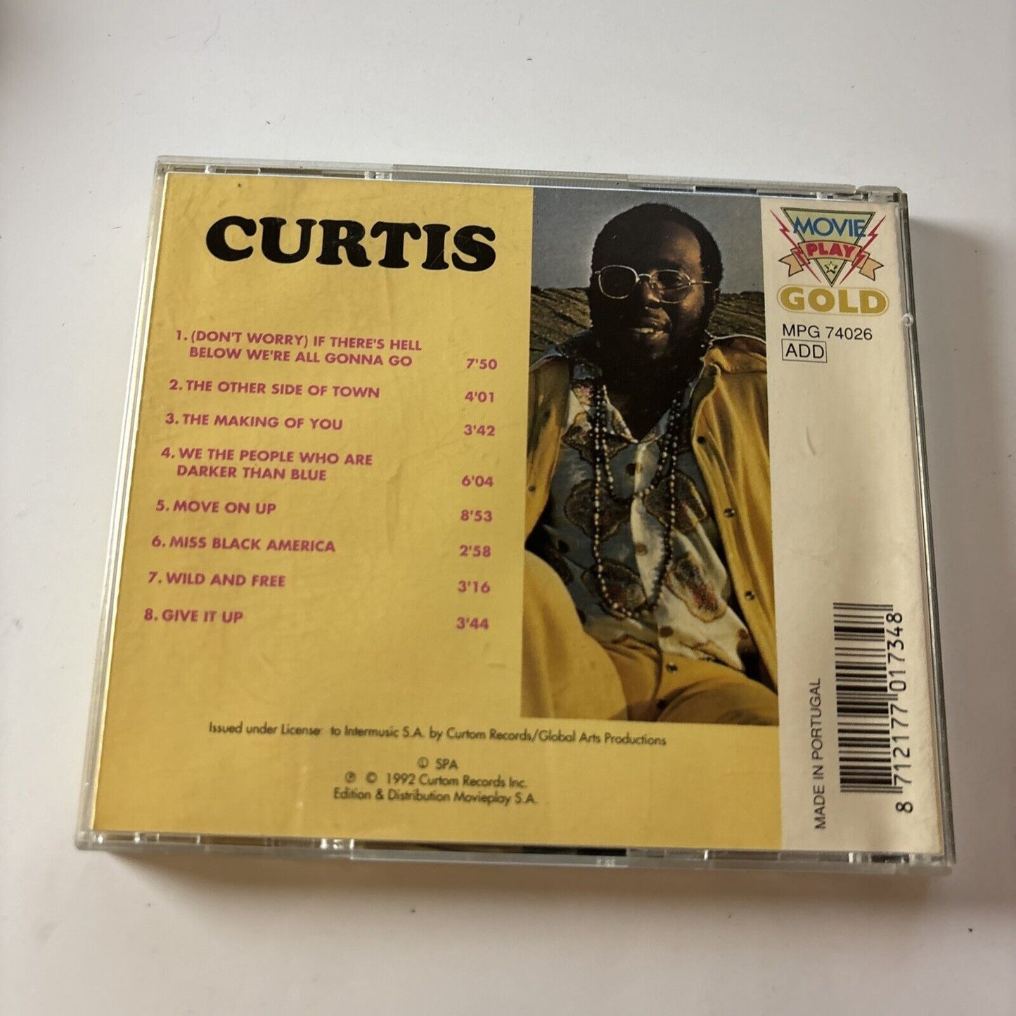 Curtis Mayfield - Curtis (CD, 1992) Mpg-74026