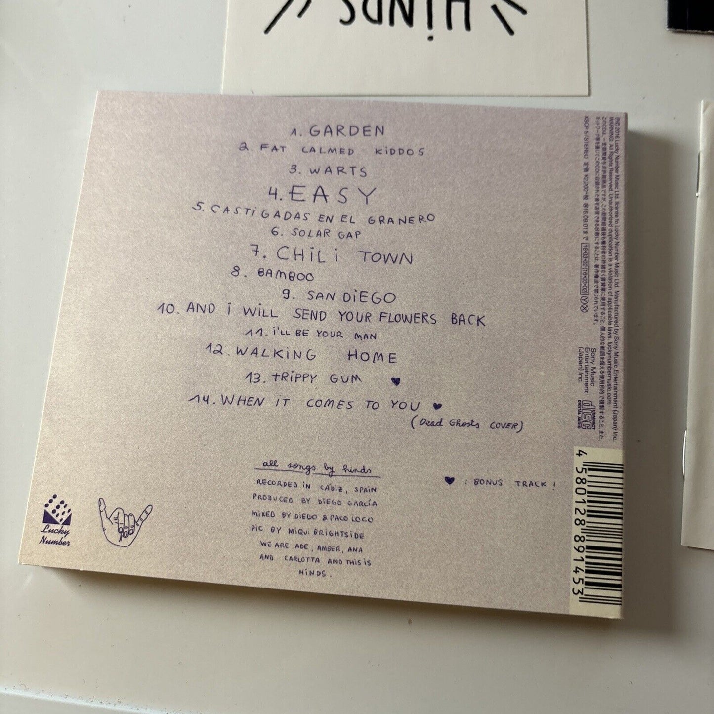 Hinds - Leave Me Alone (CD, 2016) Japan Xscp-5