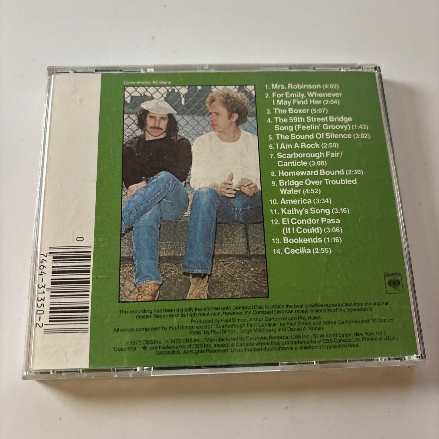 Simon & Garfunkel - Simon and Garfunkel's Greatest Hits (CD, 1990)