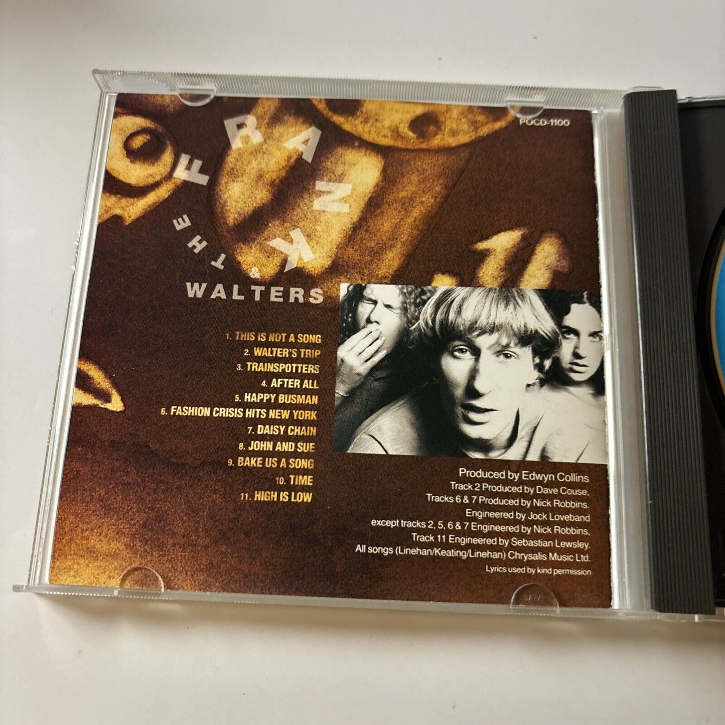 The Frank And Walters - Trains, Boats And Planes (CD, 1992) Japan Pocd-1100