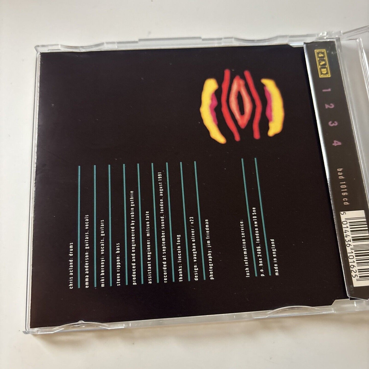 Lush - Black Spring (CD, 1991) Bad-1016cd