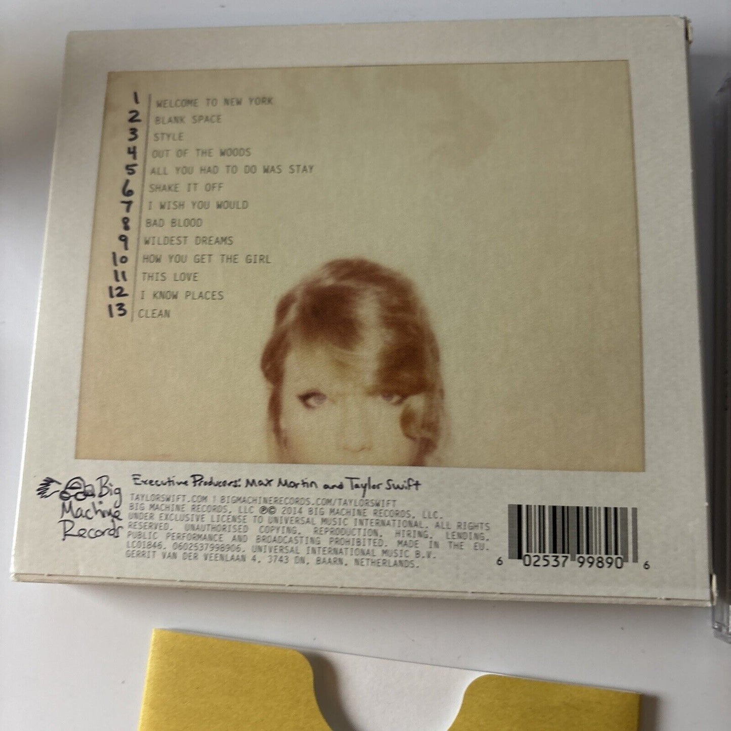 Taylor Swift - 1989 (CD, 2014) Slipcover + Polaroids