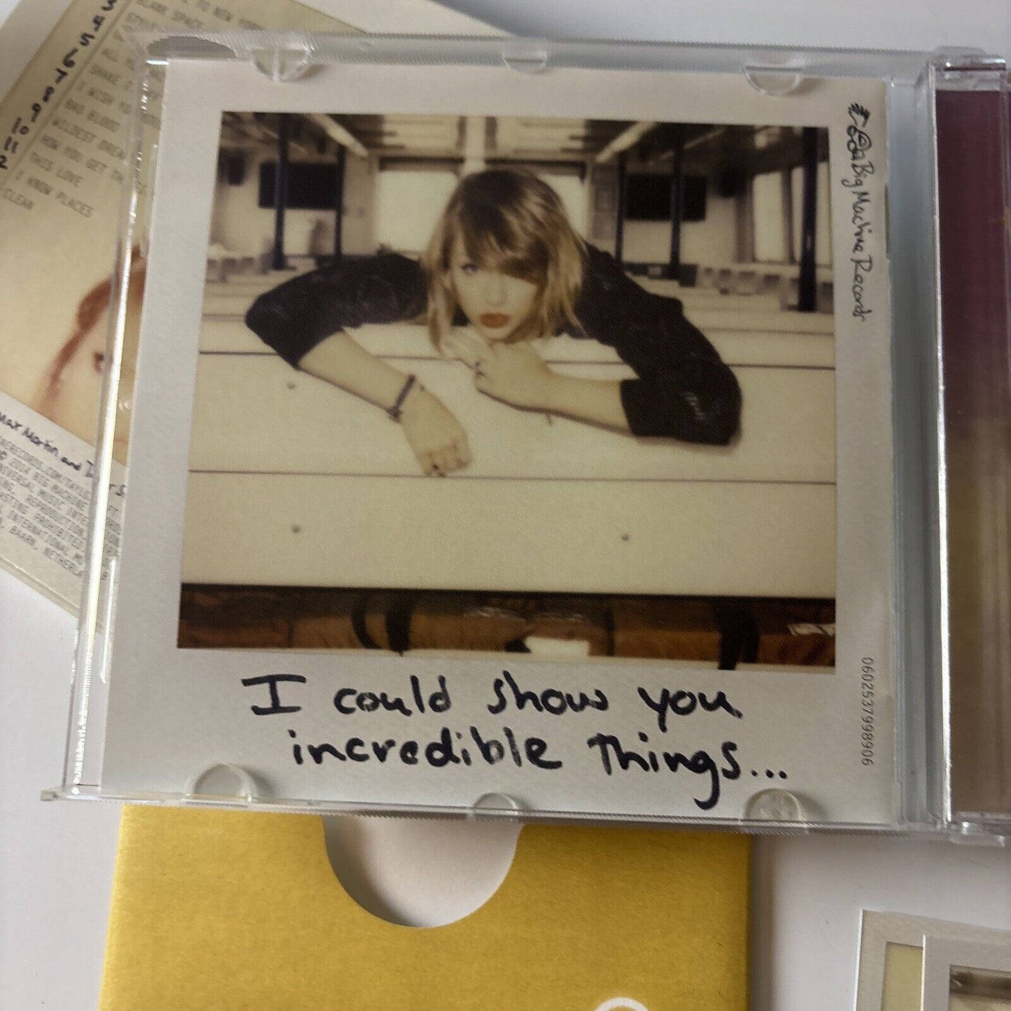 Taylor Swift - 1989 (CD, 2014) Slipcover + Polaroids