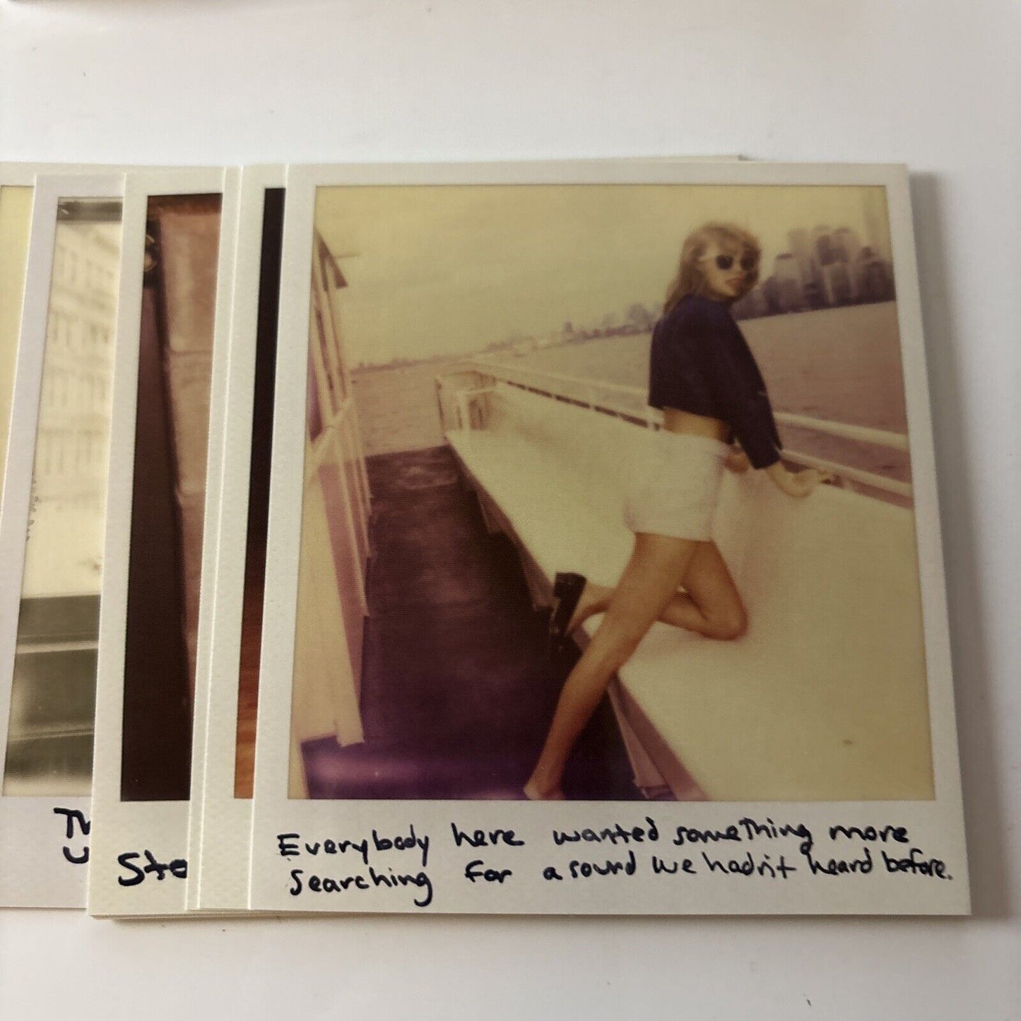 Taylor Swift - 1989 (CD, 2014) Slipcover + Polaroids