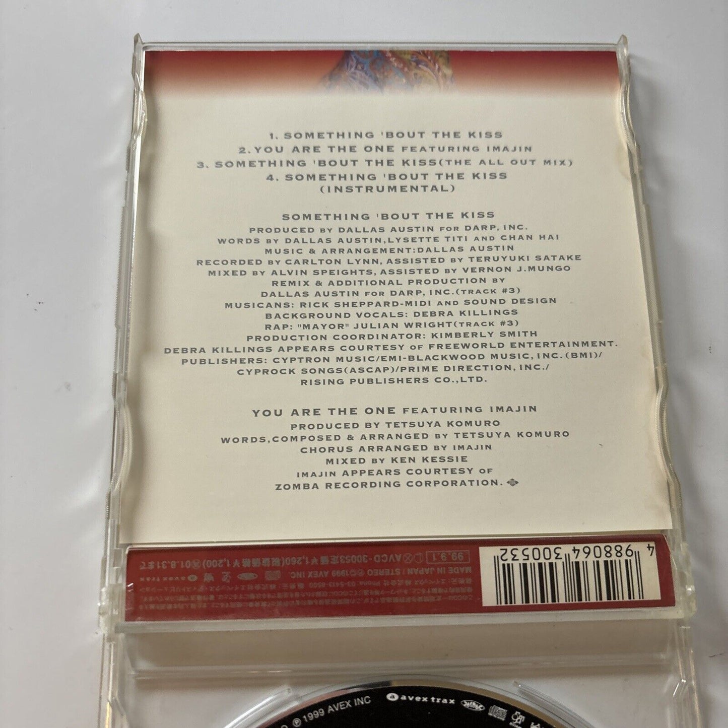 Namie Amuro - Something 'bout The Kiss (CD, 1999) Avcd-30053