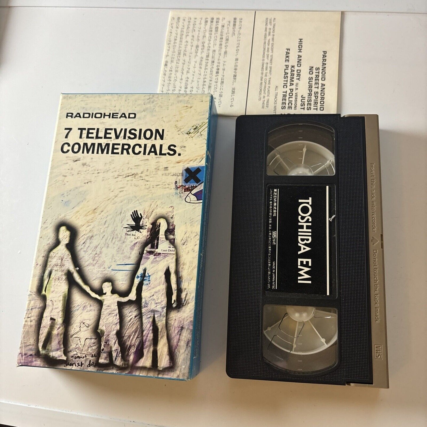 Radiohead - 7 Television Commercials (VHS, 1998) Japan NTSC Tovw-3285
