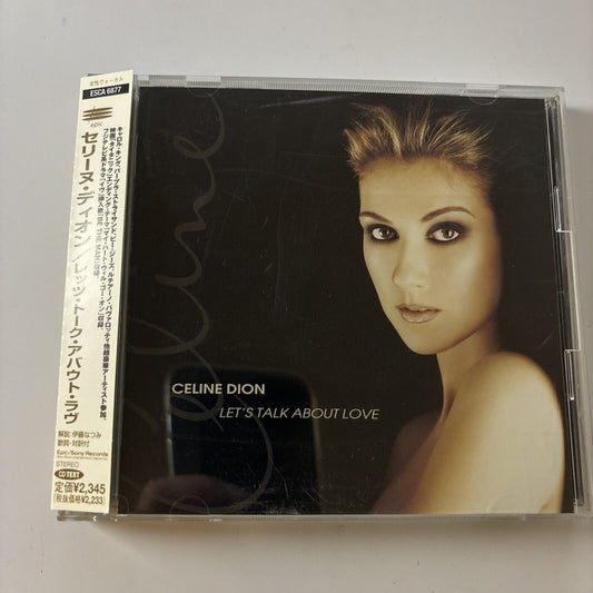 Celine Dion - Let's Talk About Love (CD, 1997) Obi Japan Esca-6877