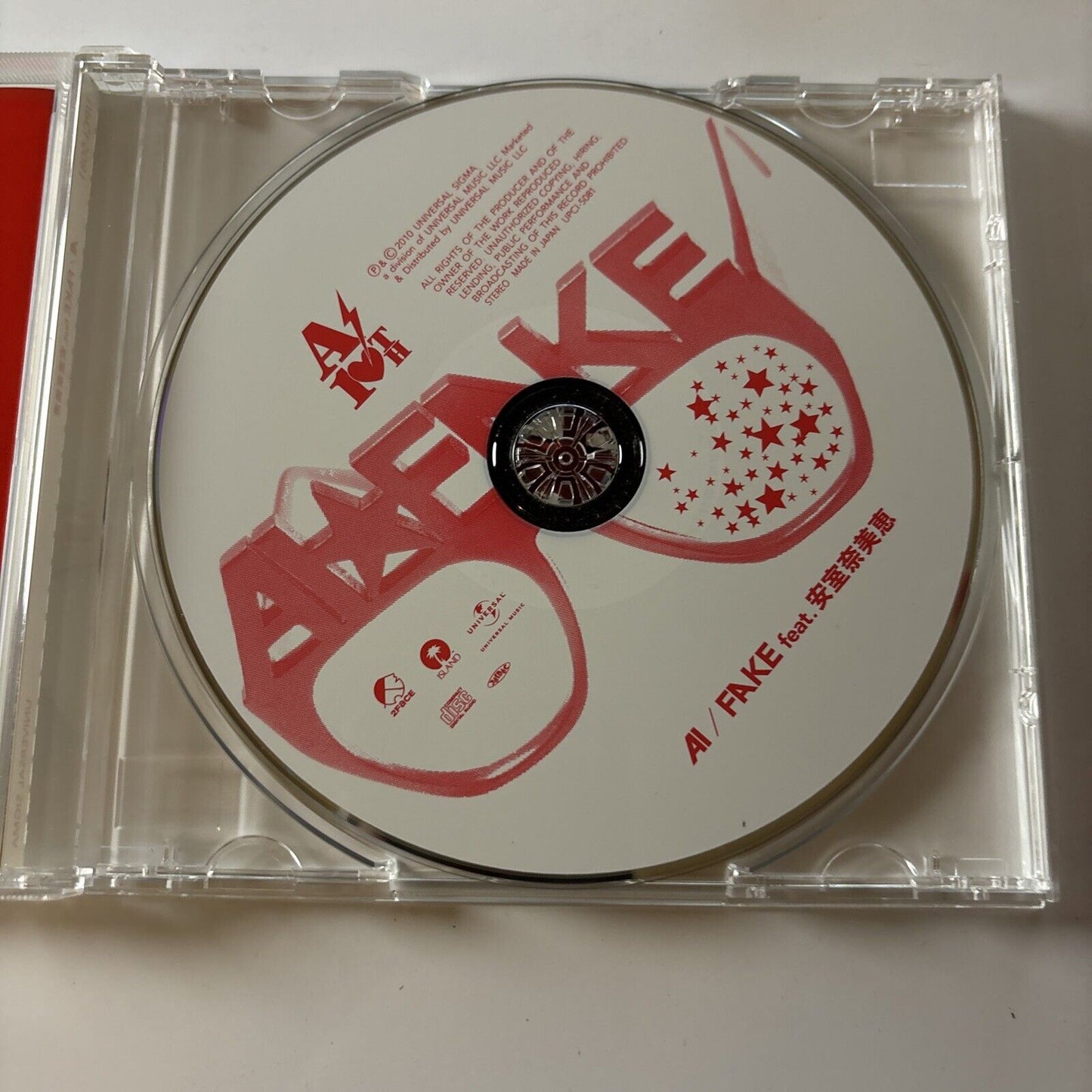 Ai feat. Namie Amuro – Fake (CD, 2010) Obi Japan Upci-5081