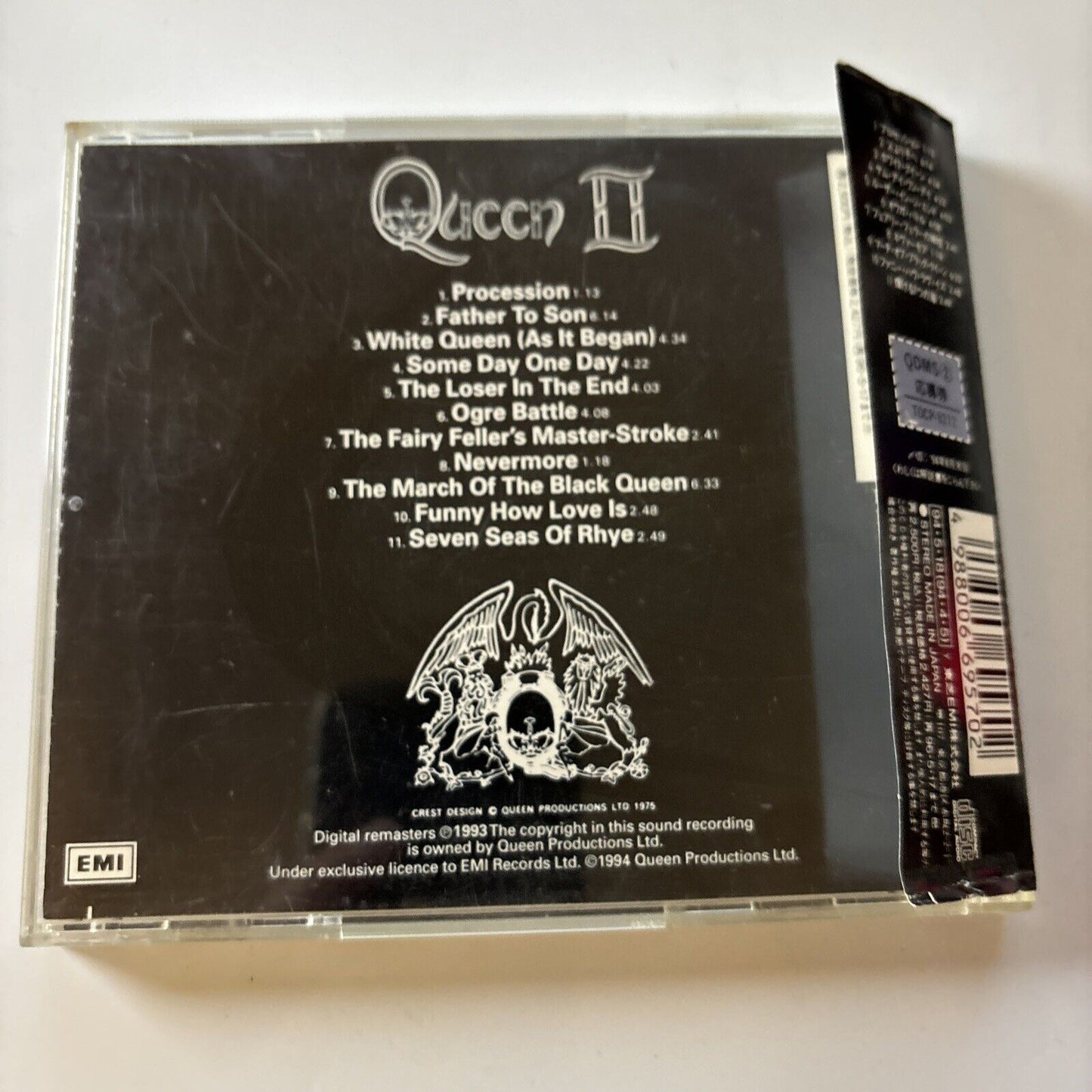 Queen - Queen II (CD, 1993) Obi Japan Tocp-8272