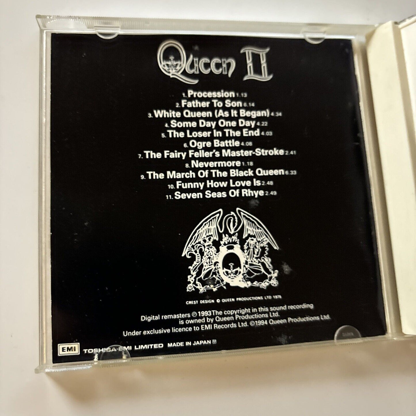 Queen - Queen II (CD, 1993) Obi Japan Tocp-8272