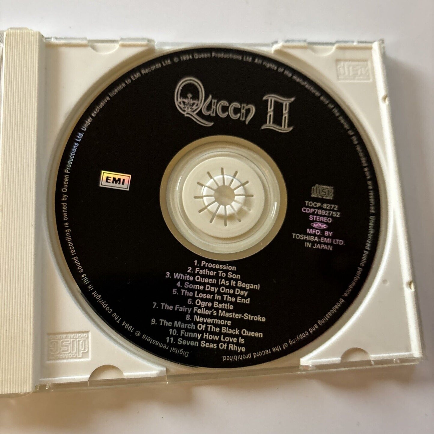 Queen - Queen II (CD, 1993) Obi Japan Tocp-8272