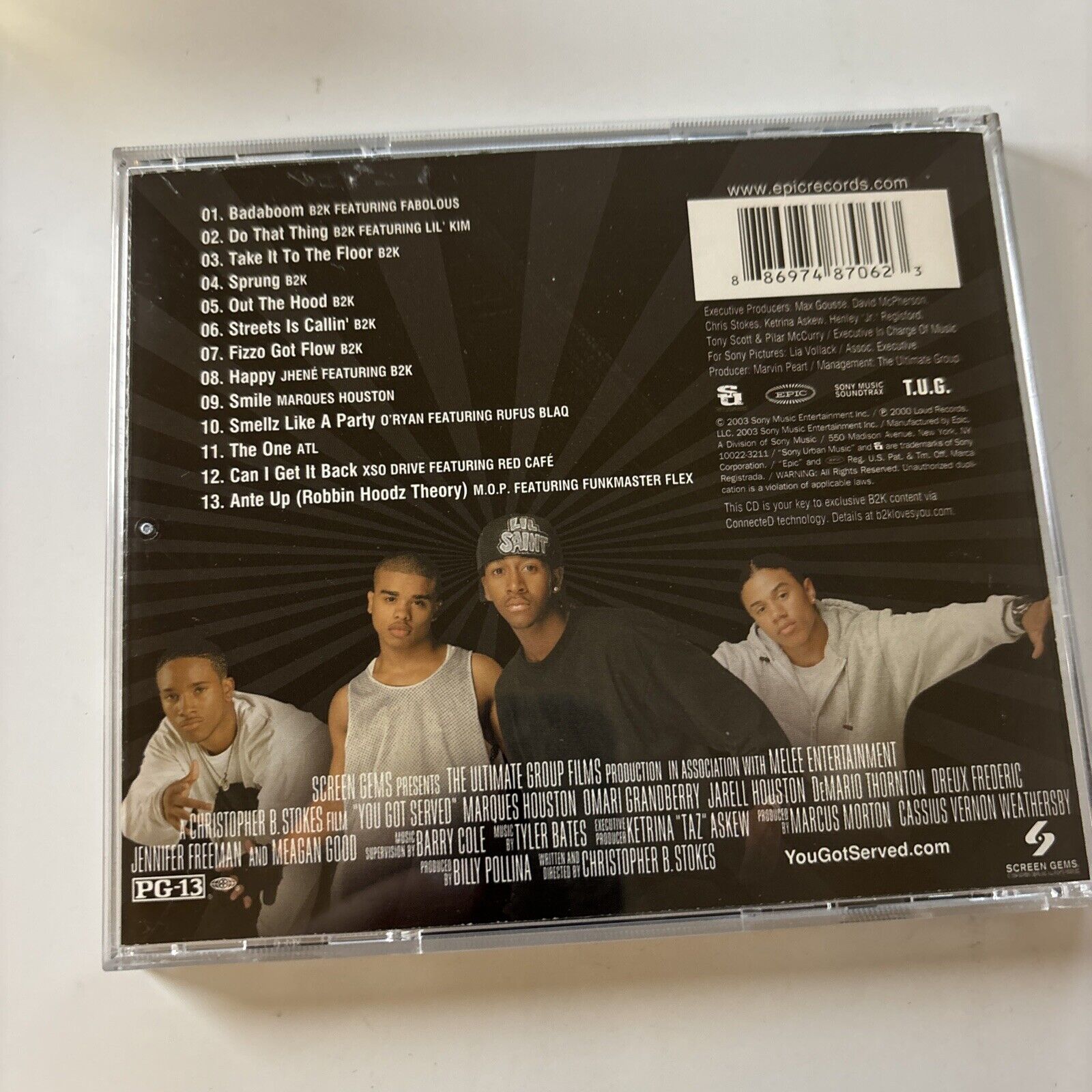 You Got Served Featuring B2K Music From The Motion Picture (CD, 2003