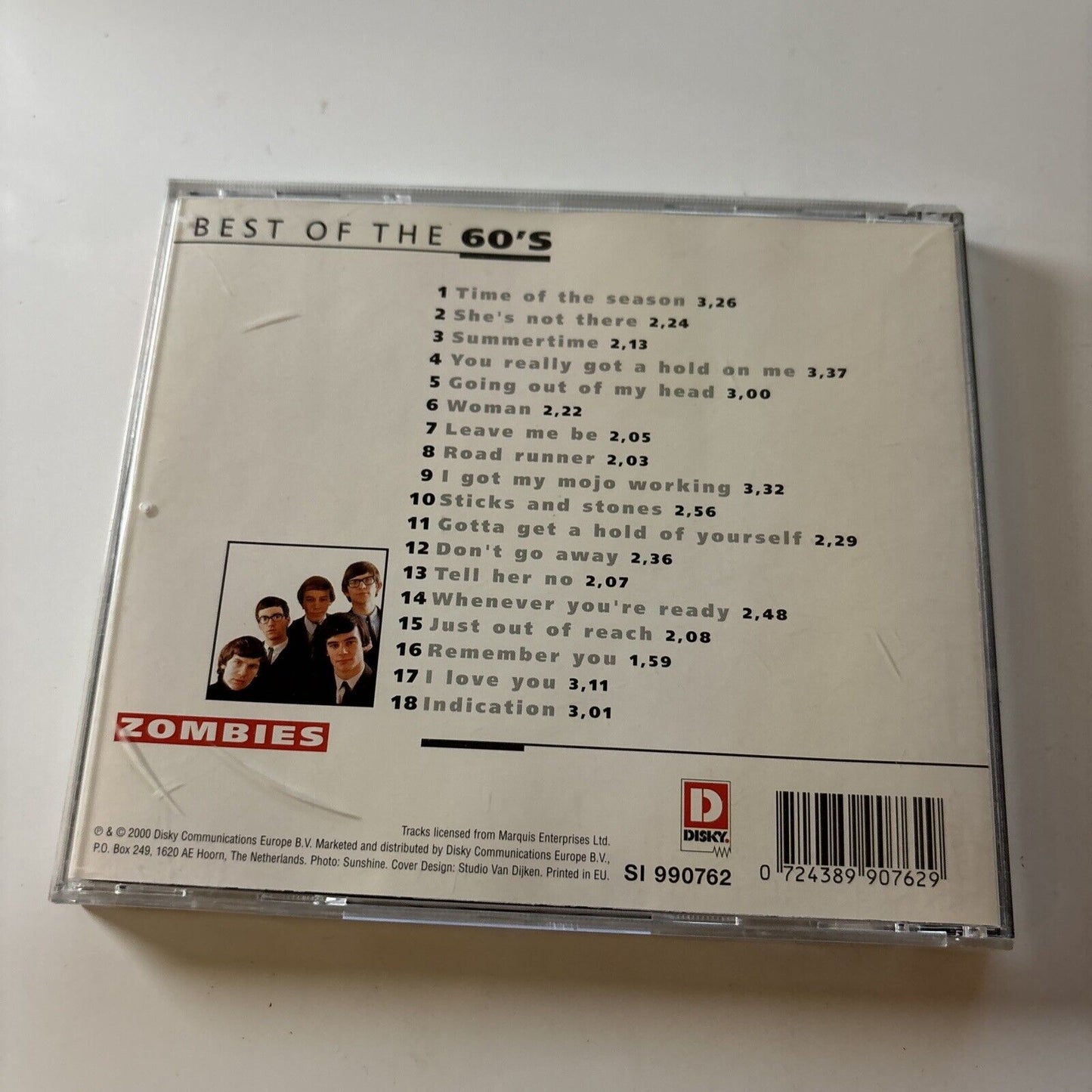 The Zombies - Best of the 60's (CD, 2000)