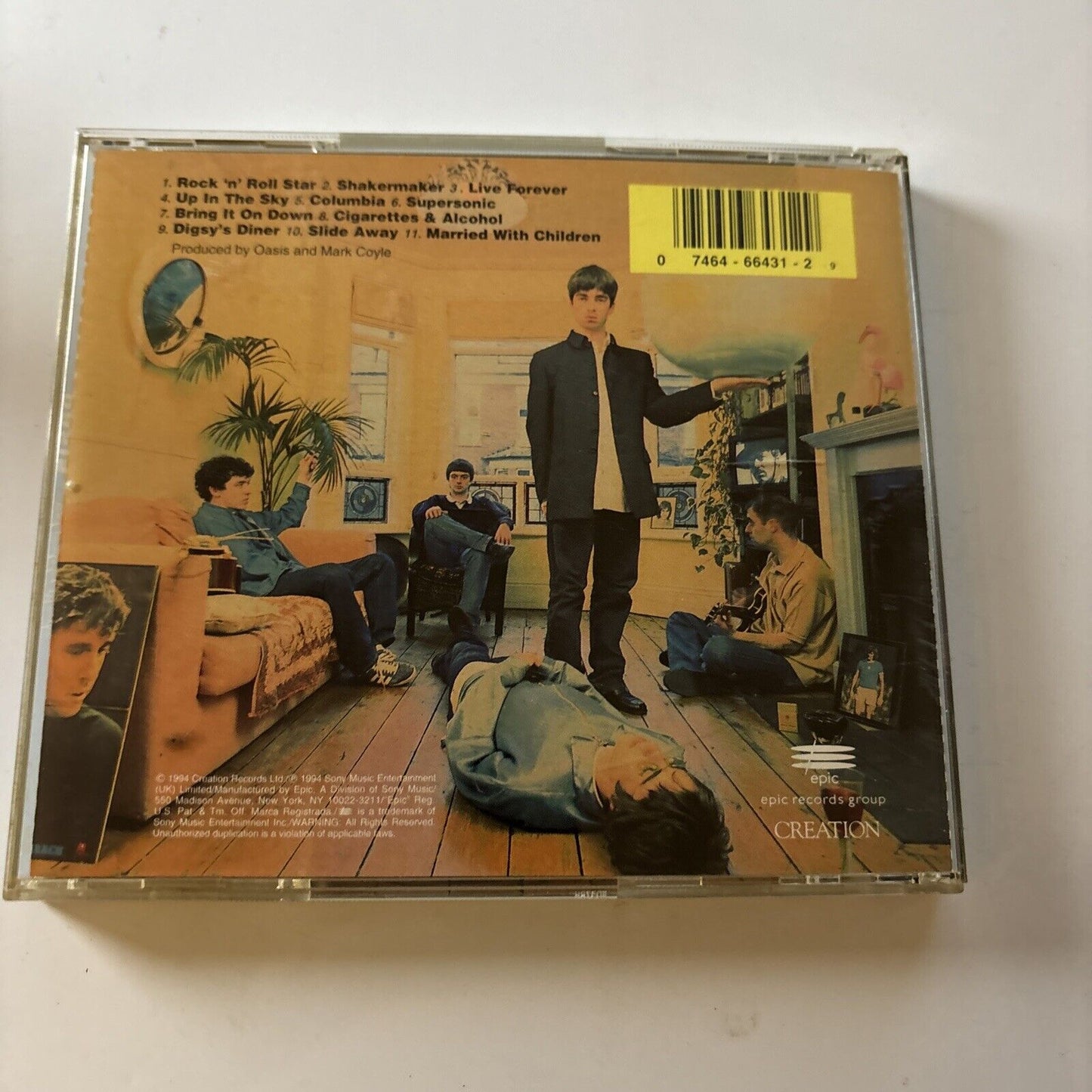 Oasis - Definitely Maybe (CD, 1994) Ek-66431