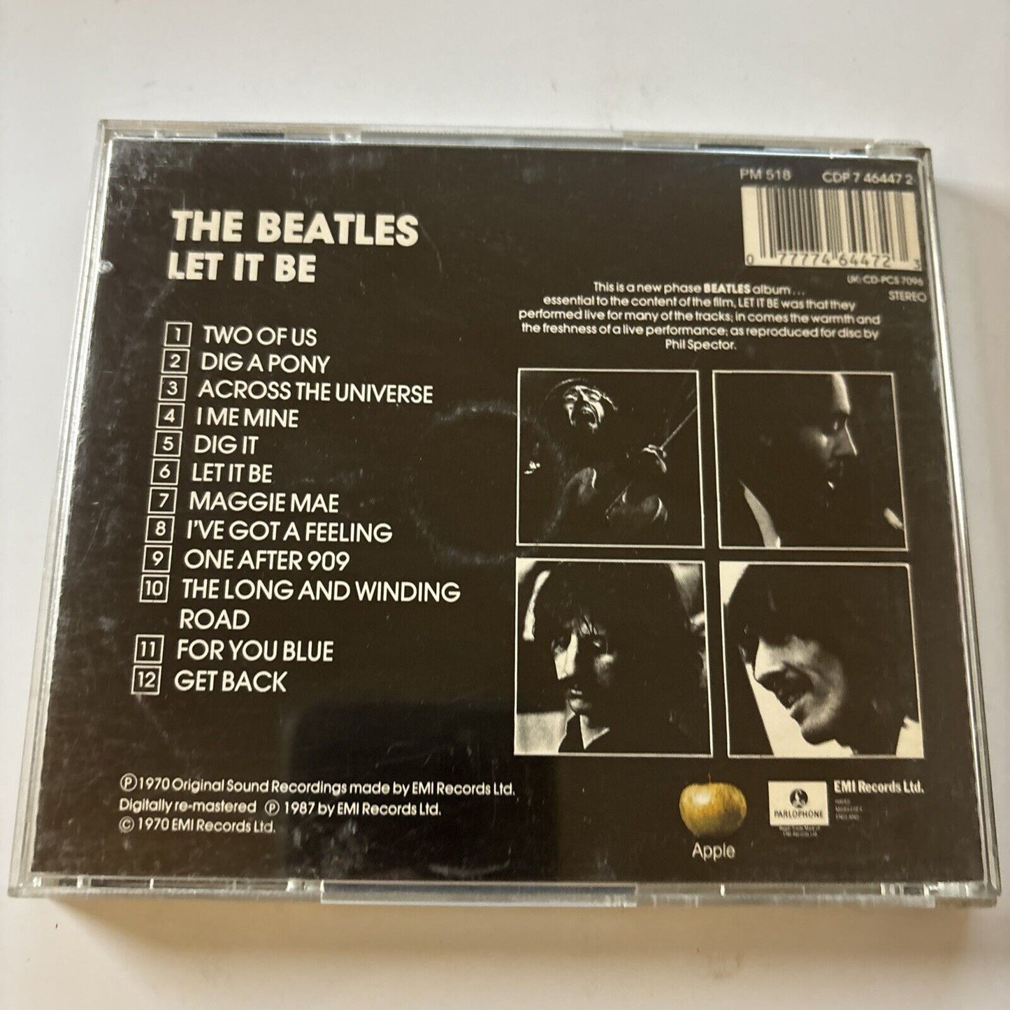 The Beatles - Let It Be  (CD, 1987)