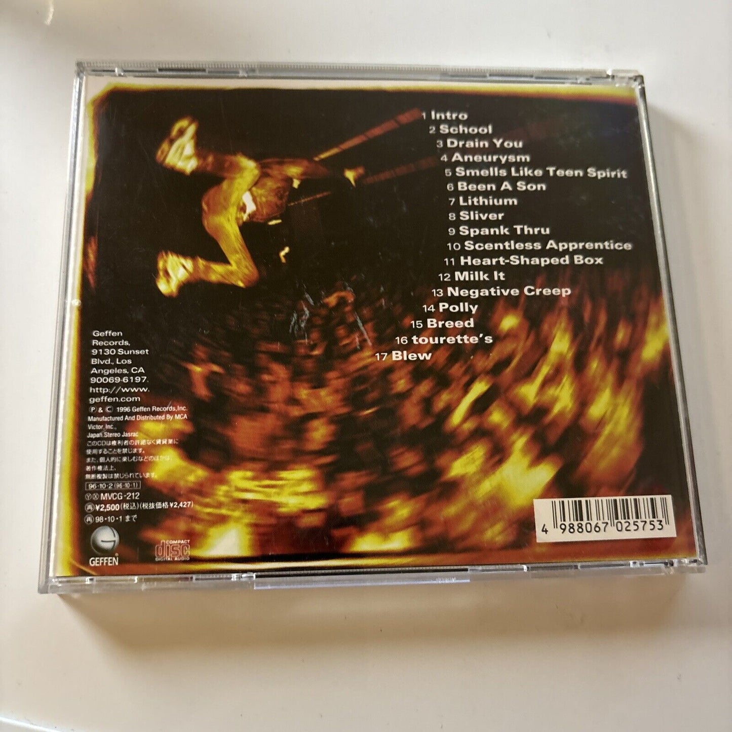 Nirvana - From The Muddy Banks Of The Wishkah (CD, 1996) Japan Mvcg-212