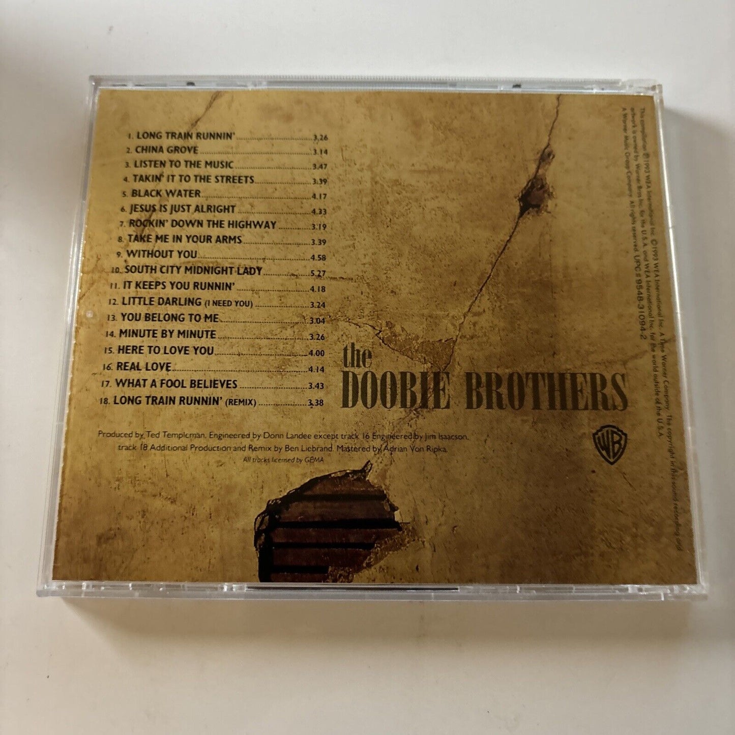 The Doobie Brothers - The Very Best Of The Doobie Brothers (CD, 1993) Wpcr-1908