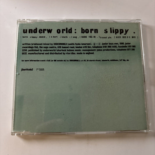 Underworld - Born Slippy .NUXX (Short) (CD, 1996) Jbo44cds2