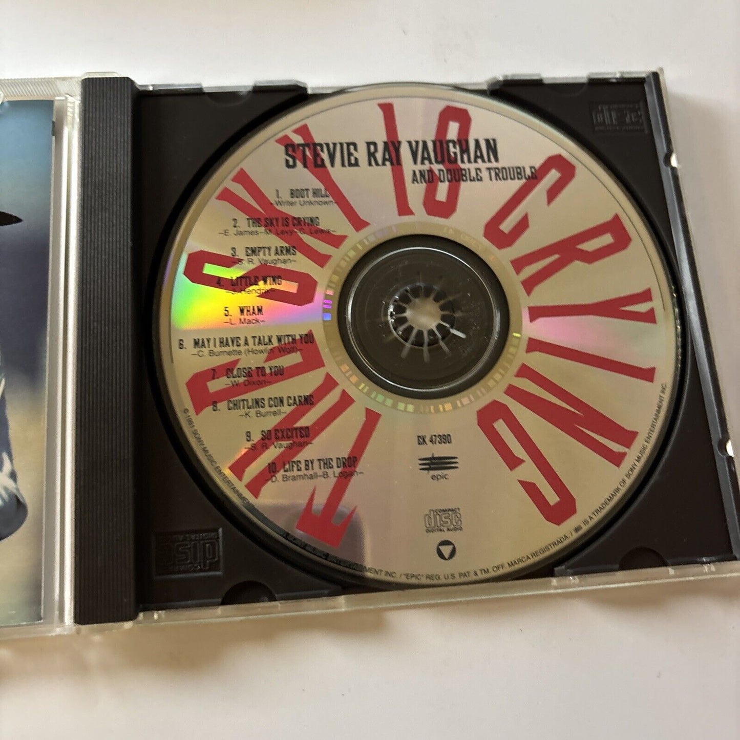 Stevie Ray Vaughan & Double Trouble - Sky Is Crying (CD, 1991) Ek-47390