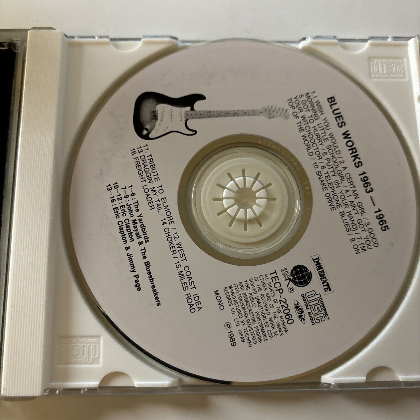 Eric Clapton - Blues Works 1963-1965 (CD, 1989) Tecp-22060 Japan