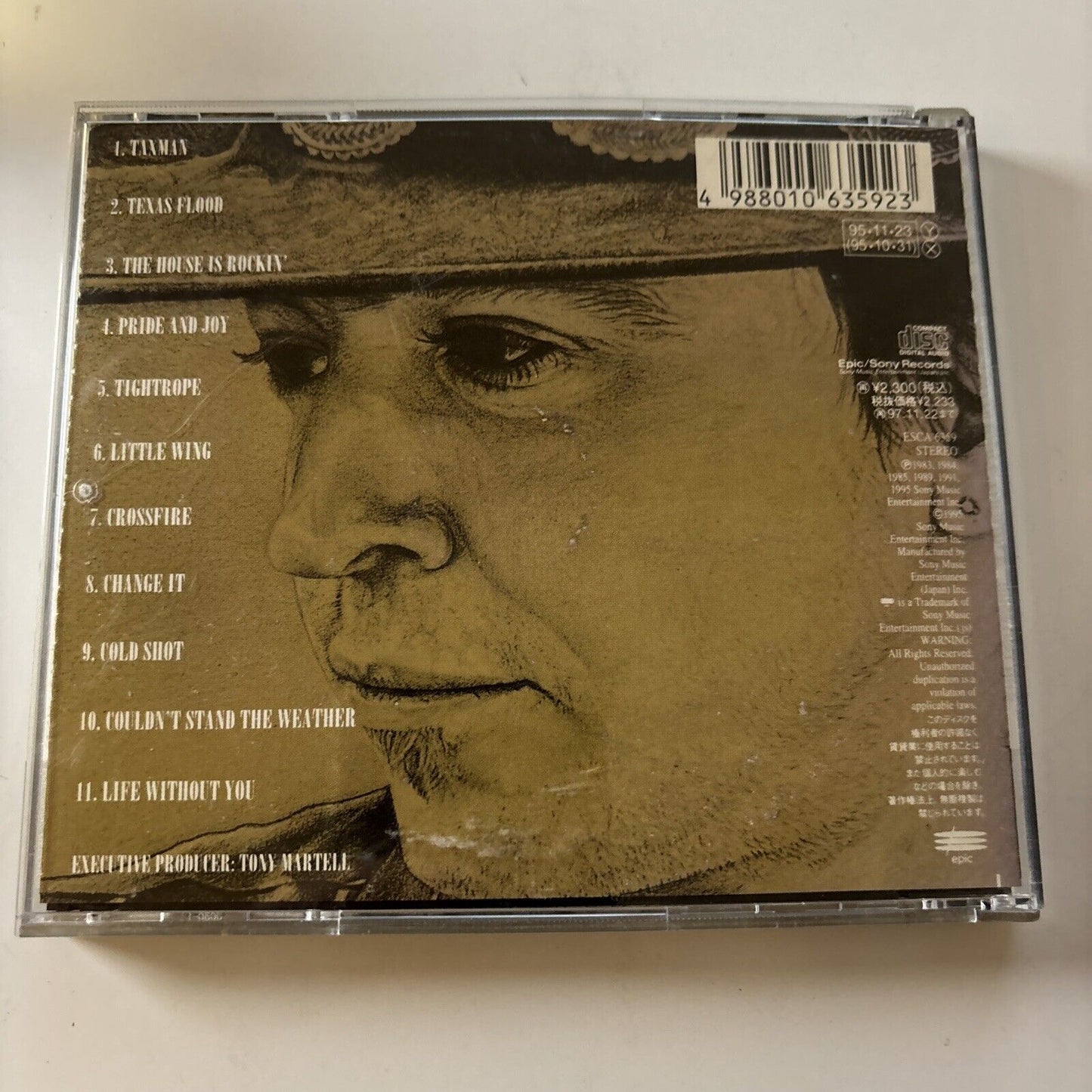 Stevie Ray Vaughan And Double Trouble - Greatest Hits (CD, 1995) Japan Esca-6359