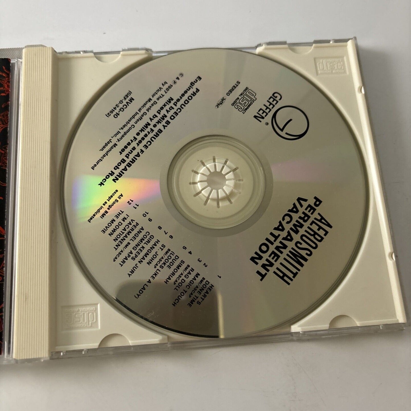 Aerosmith - Permanent Vacation (CD, 1991) Japan Mvcg-10