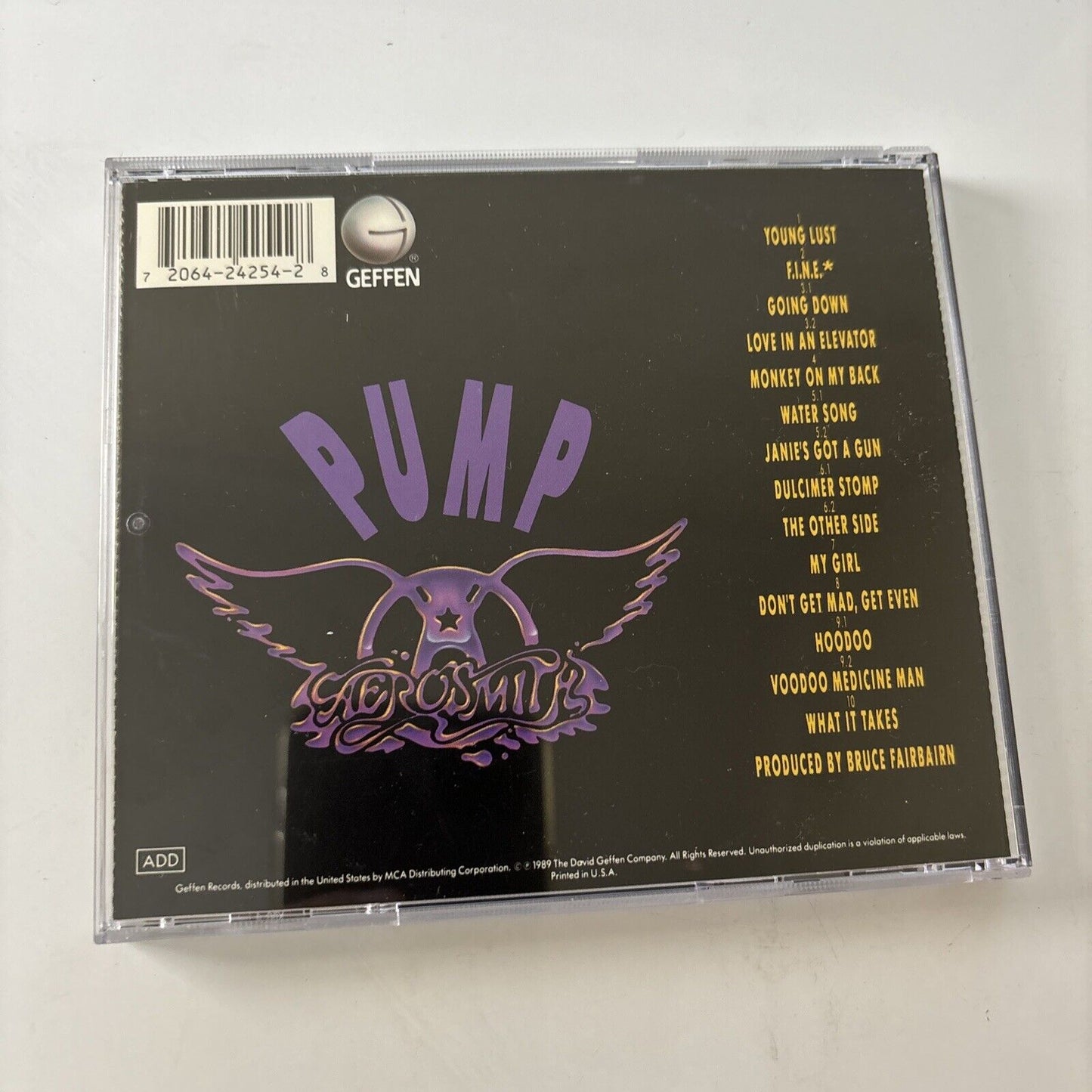 Aerosmith - Pump (CD, 1989) 924254-2