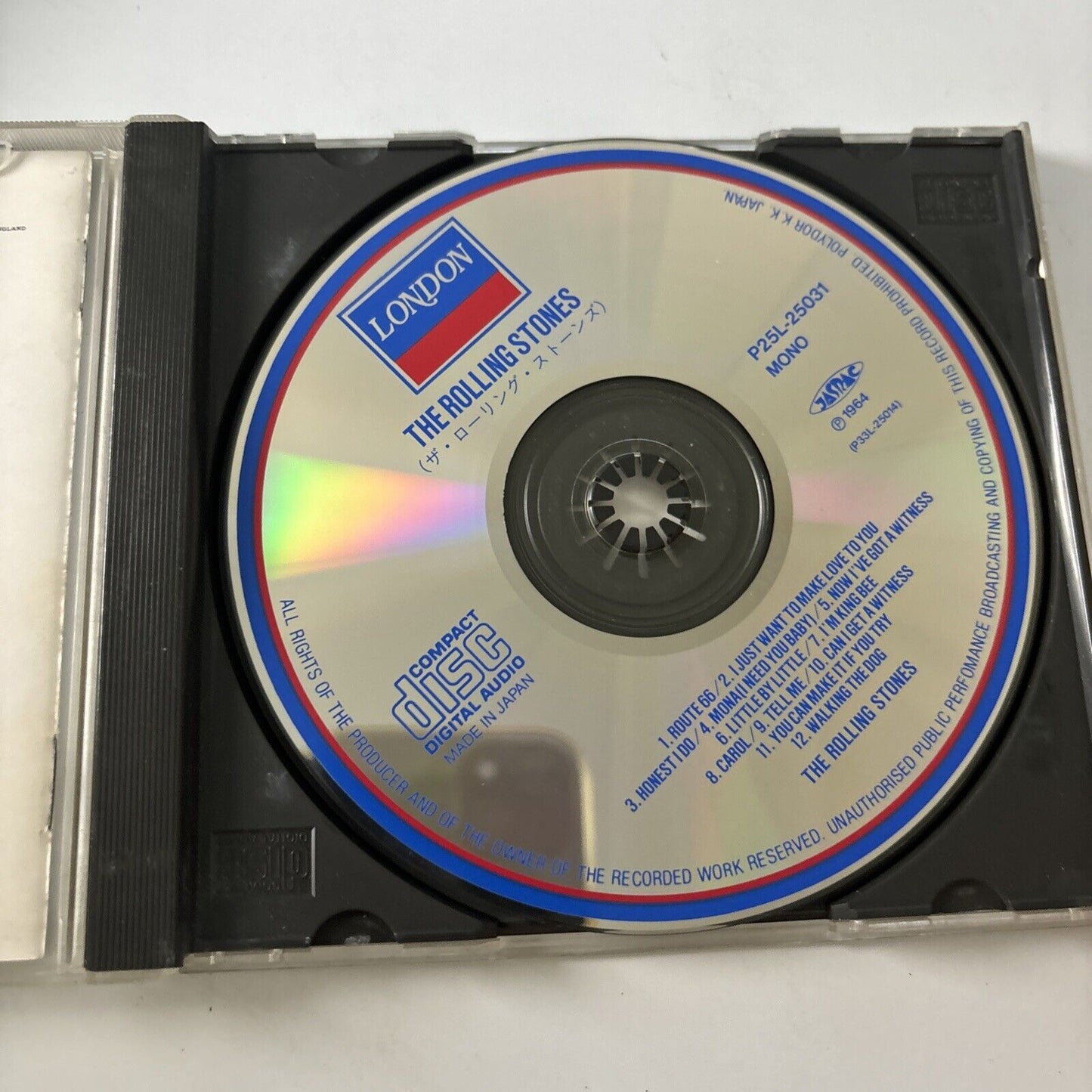 The Rolling Stones By The Rolling Stones (CD, 1964) P25l-25031 Japan