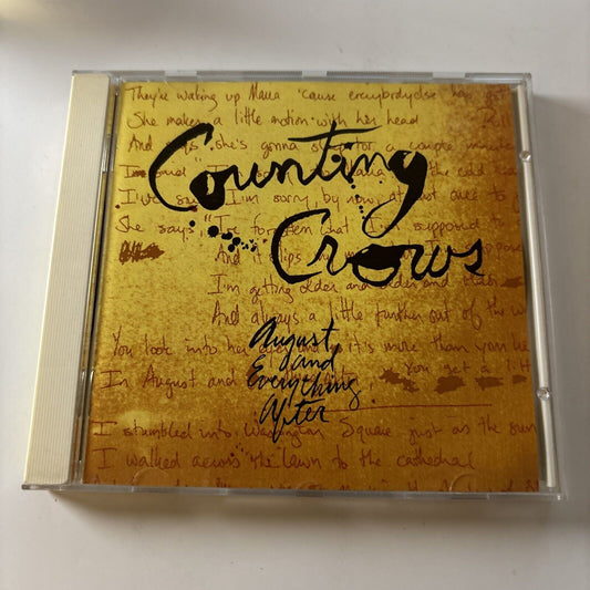 Counting Crows - August And Everything After (CD, 1993) Mvcg-133 Japan