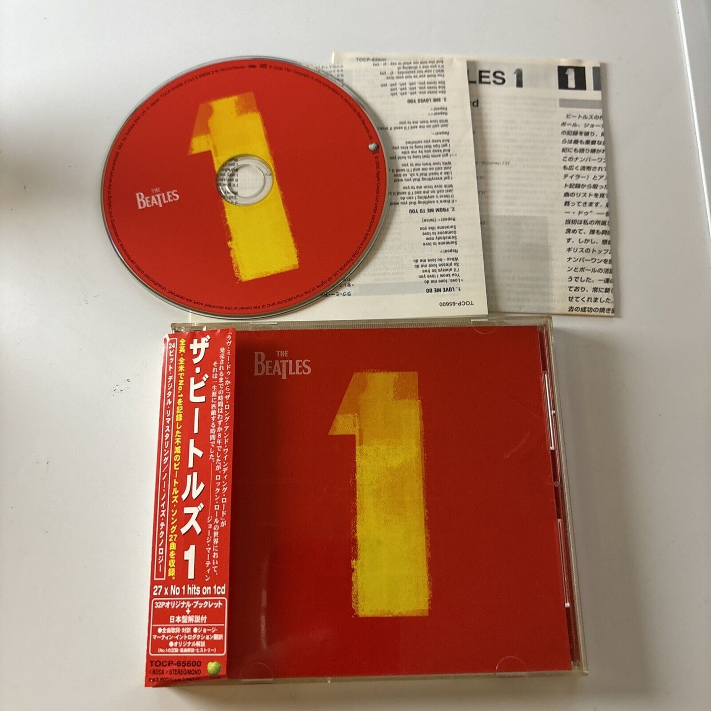 The Beatles - 1 (CD, 2000) Tocp-65600 Japan