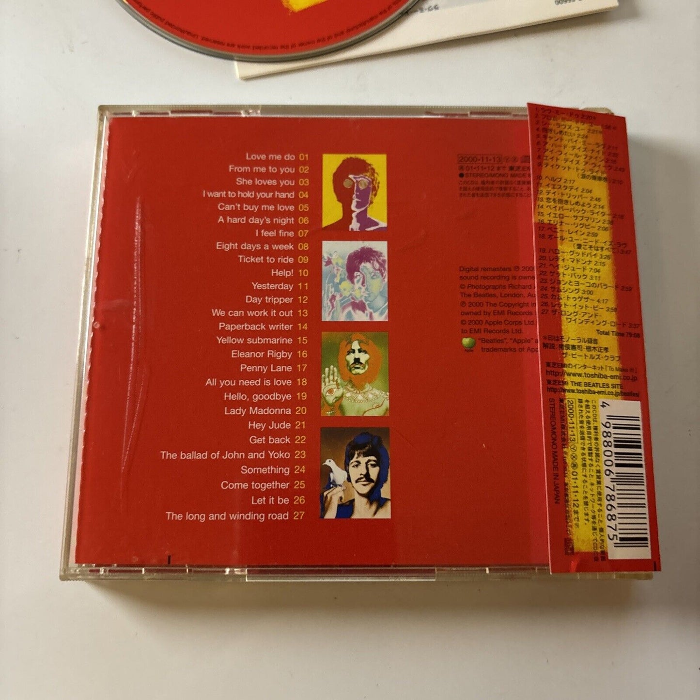 The Beatles - 1 (CD, 2000) Tocp-65600 Japan