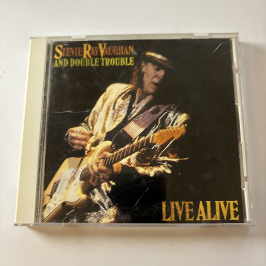 Stevie Ray Vaughan & Double Trouble - Live Alive (CD, 1986) 42-8p-194 Japan